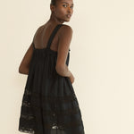 DOEN - ALOISE DRESS - - BLACK
