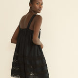 DOEN - ALOISE DRESS - - BLACK