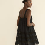 DOEN - ALOISE DRESS - - BLACK