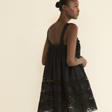 DOEN - ALOISE DRESS - - BLACK