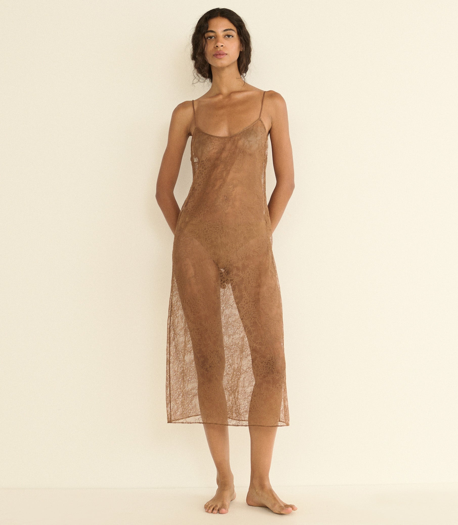DOEN - AMEDINE SLIP - - CAROB