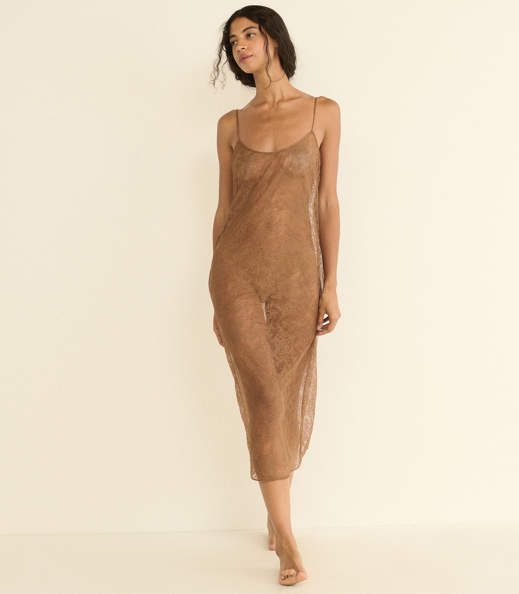 DOEN - AMEDINE SLIP - - CAROB