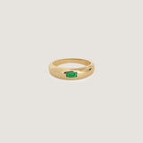 Kinn - Natalie Dome Ring Emerald