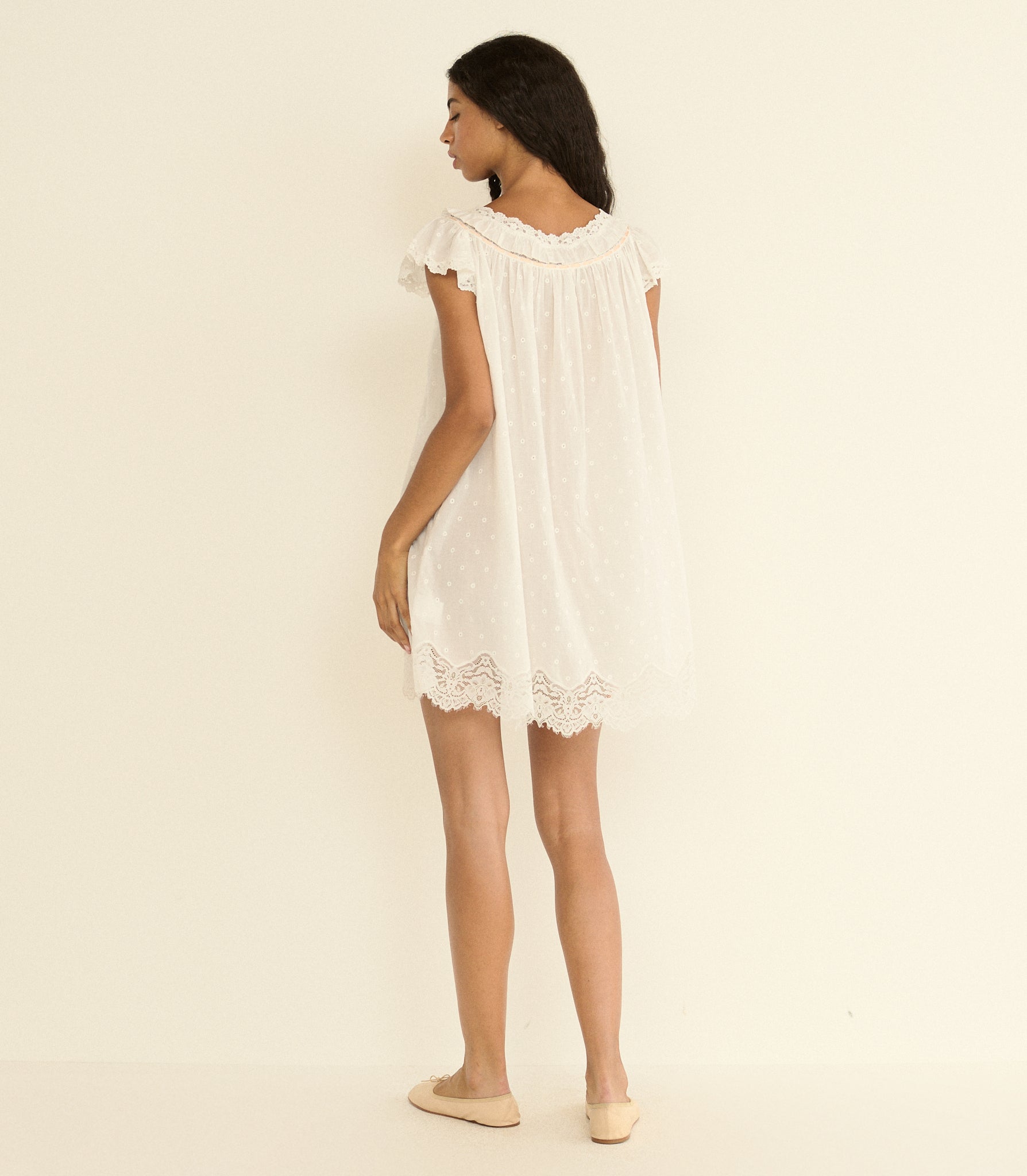 DOEN - AMORE NIGHTGOWN - - SALT