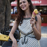 DÔEN - AMORETTE DRESS -- RIVIERA FOULARD