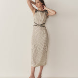 DÔEN - AMORETTE DRESS -- RIVIERA FOULARD