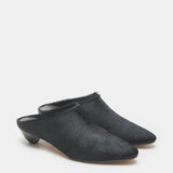 Le Monde Beryl - Allegra Mule / Black Calf Hair
