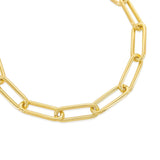 Cartolina - Menagerie - Wood Heart Chain Link Necklace