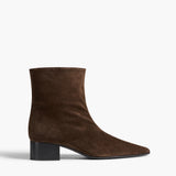 Khaite - Andee Ankle Boot in Ebano Suede