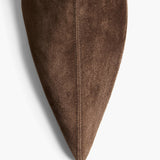 Khaite - Andee Ankle Boot in Ebano Suede