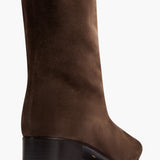 Khaite - Andee Knee-High Boot in Ebano Suede