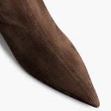 Khaite - Andee Knee-High Boot in Ebano Suede