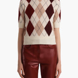 Khaite - Anders Top in Cream Multi