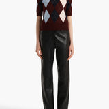 Khaite - Anders Top in Merlot Multi