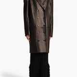 Khaite - Andors Coat in Black Leather