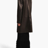Khaite - Andors Coat in Black Leather