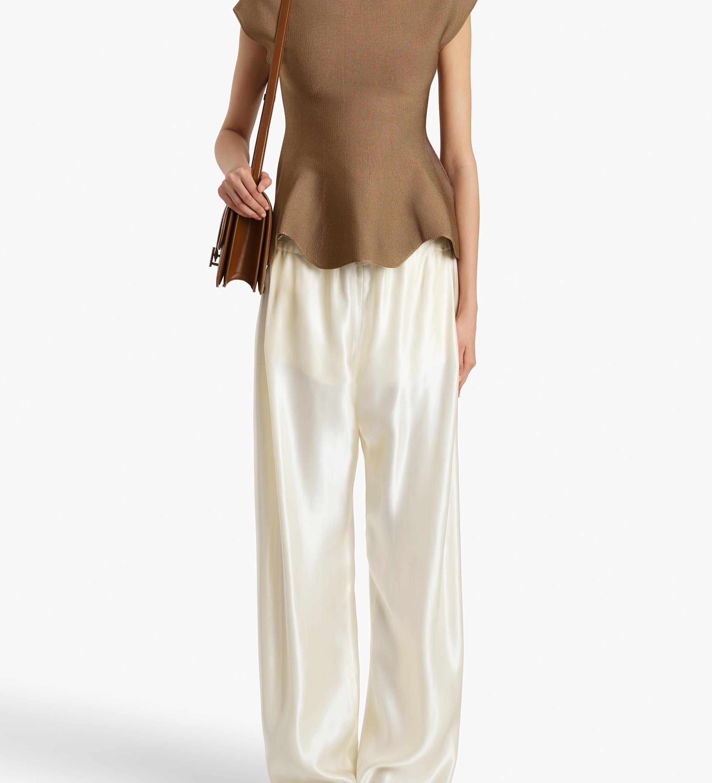 Khaite - Andra Top in Carob