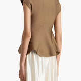 Khaite - Andra Top in Carob