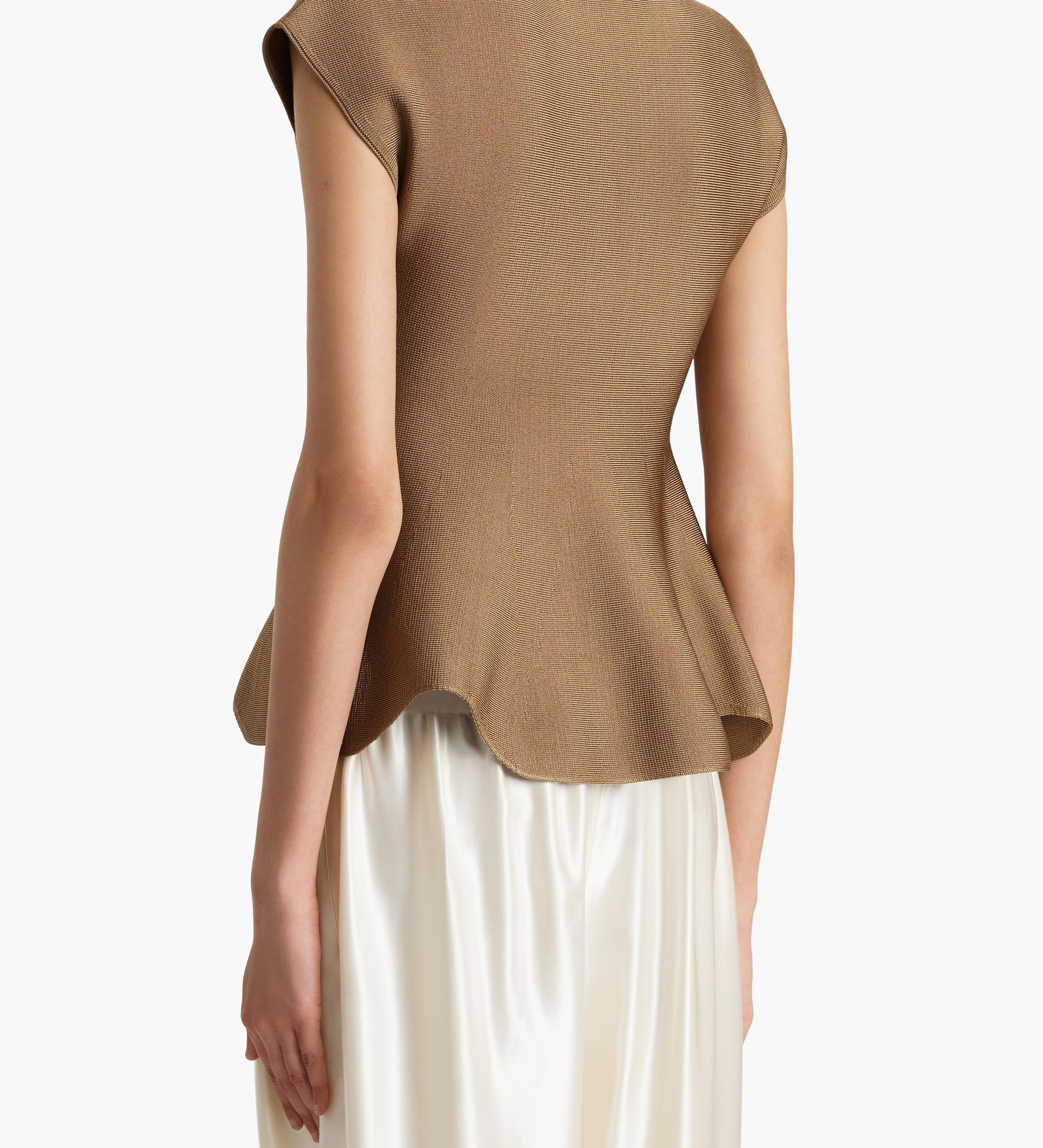 Khaite - Andra Top in Carob