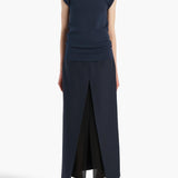 Khaite - Angel Top in Dark Navy