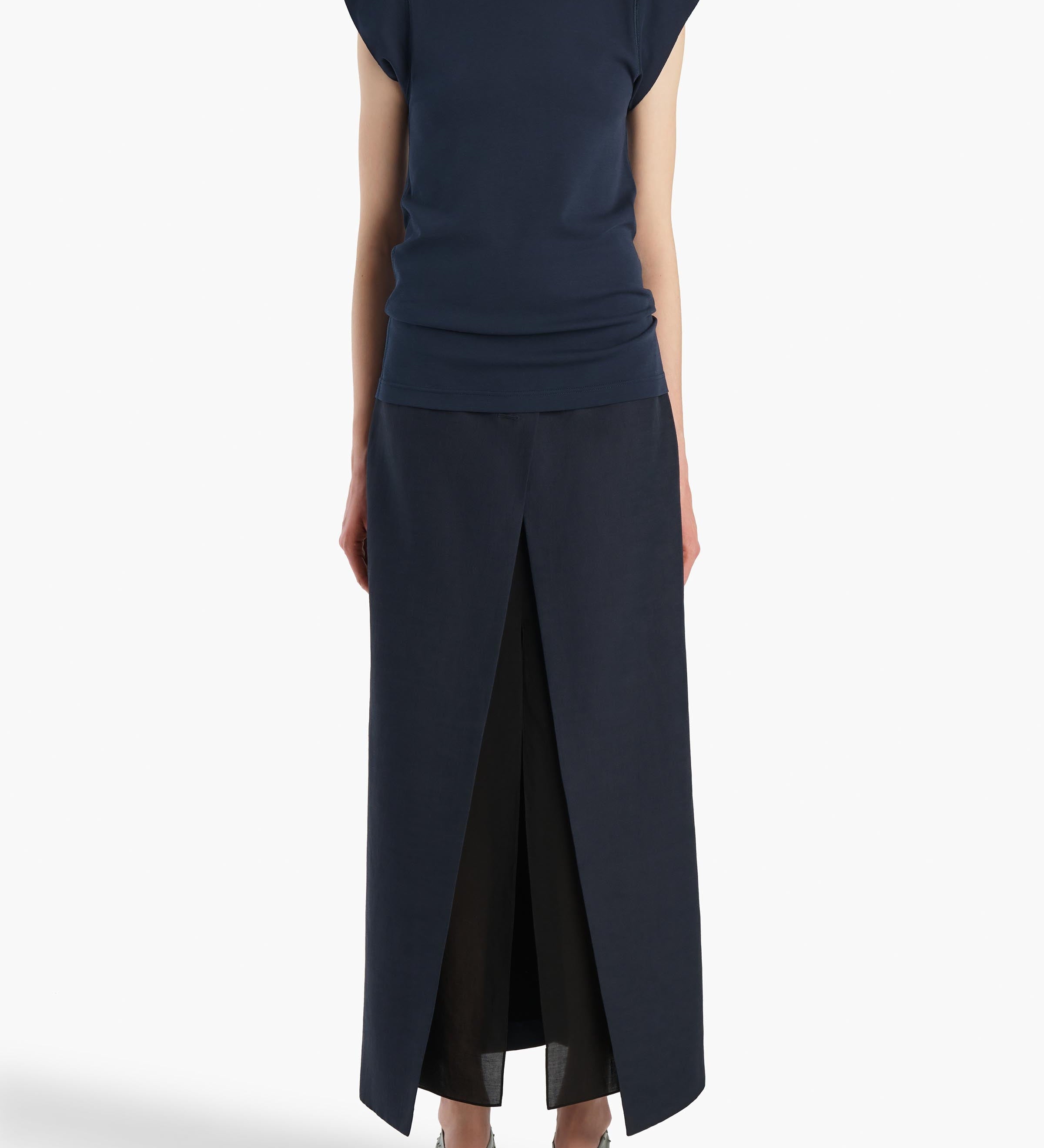Khaite - Angel Top in Dark Navy