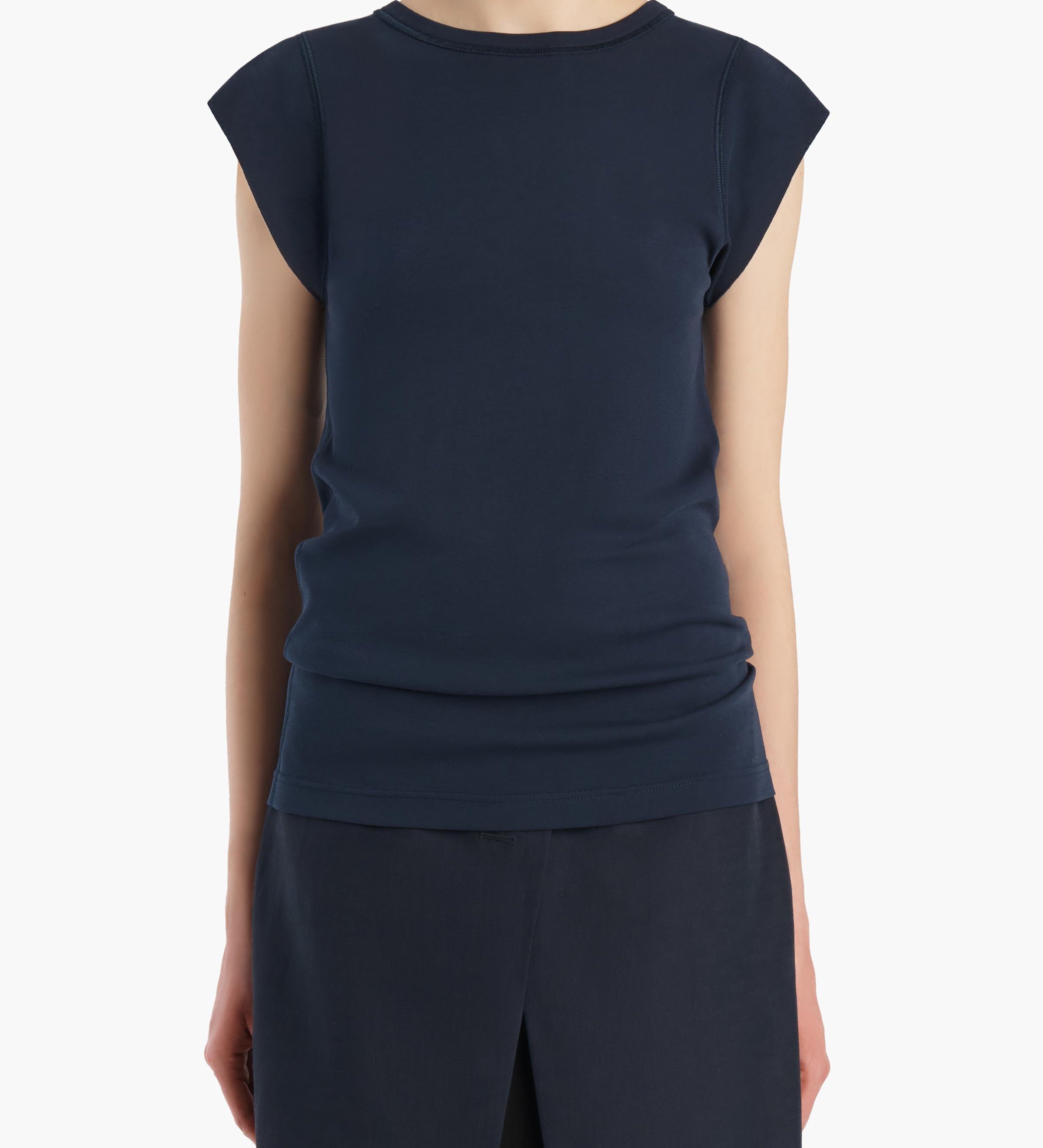 Khaite - Angel Top in Dark Navy