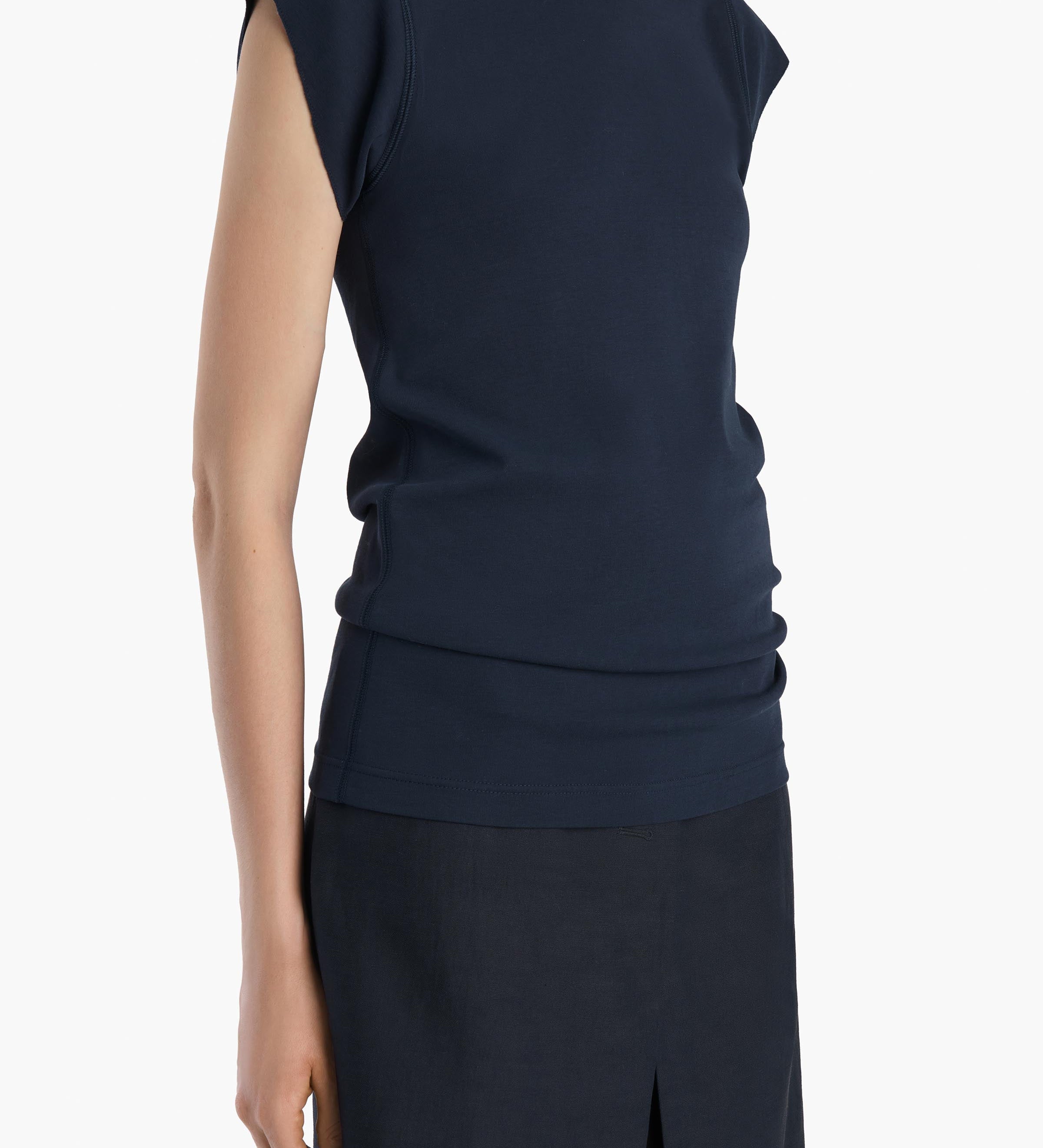 Khaite - Angel Top in Dark Navy