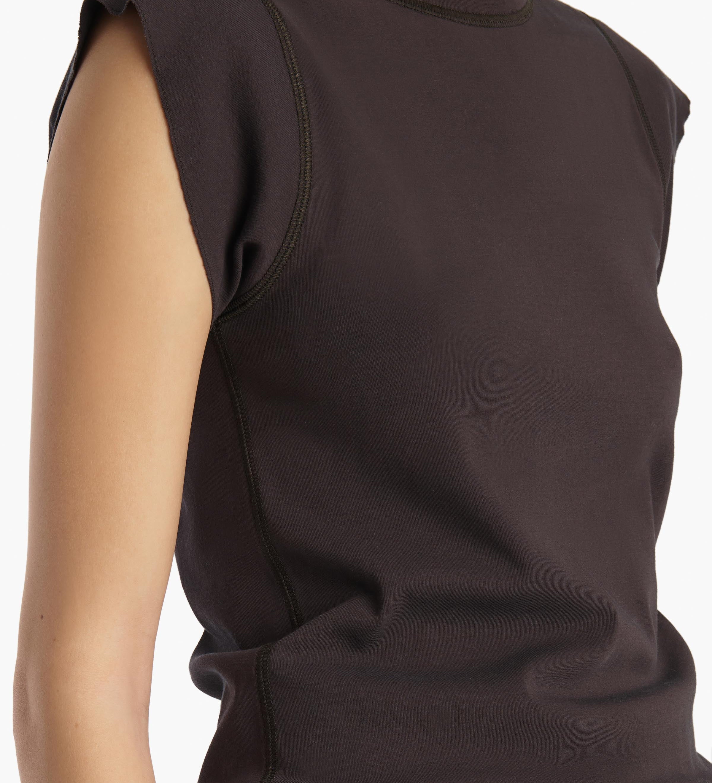Khaite - Angel Top in Dark Umber