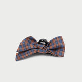 Loeffler Randall - Anika Navy/Rust Bow Claw Clip