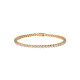Dorsey - JAMES BEZEL RIVIÈRE ANKLET IN LAB WHITE SAPPHIRE