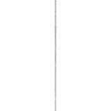 Dorsey - KATE ROUND CUT 3MM, LAB WHITE SAPPHIRE RIVIÈRE ANKLET, GOLD