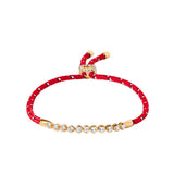 Dorsey - JAMES BEZEL ROUGE PARACORD ANKLET, GOLD