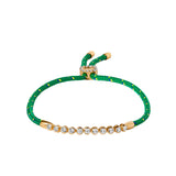 Dorsey - JAMES BEZEL VERT PARACORD ANKLET, GOLD