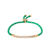 Dorsey - JAMES BEZEL VERT PARACORD ANKLET, GOLD