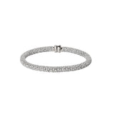 Dorsey - CELESTE ANKLET, LAB WHITE SAPPHIRE, SILVER