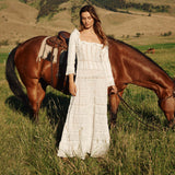 DÔEN - ANNELIESE DRESS -- SALT