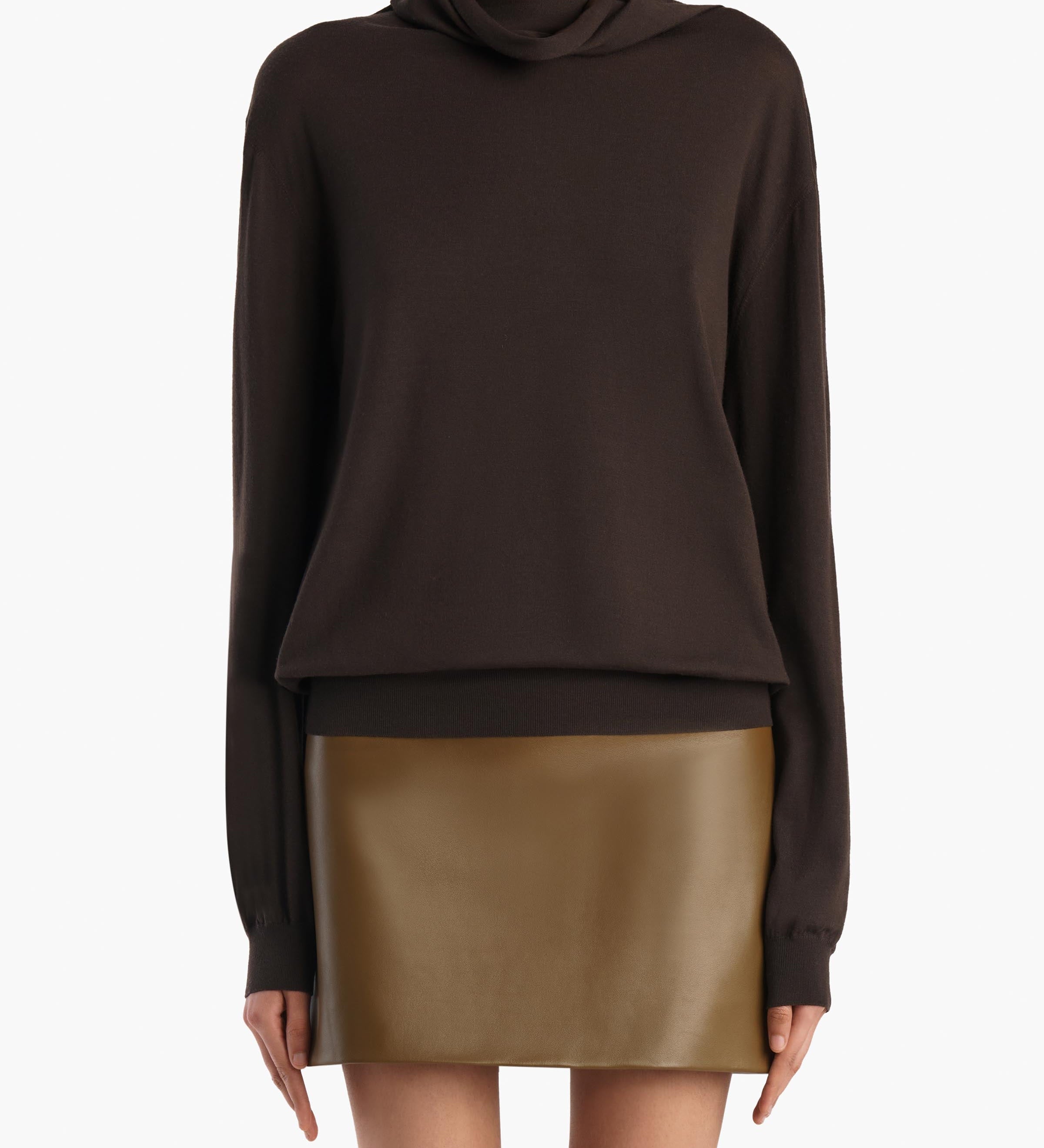 Khaite - Annette Sweater in Espresso