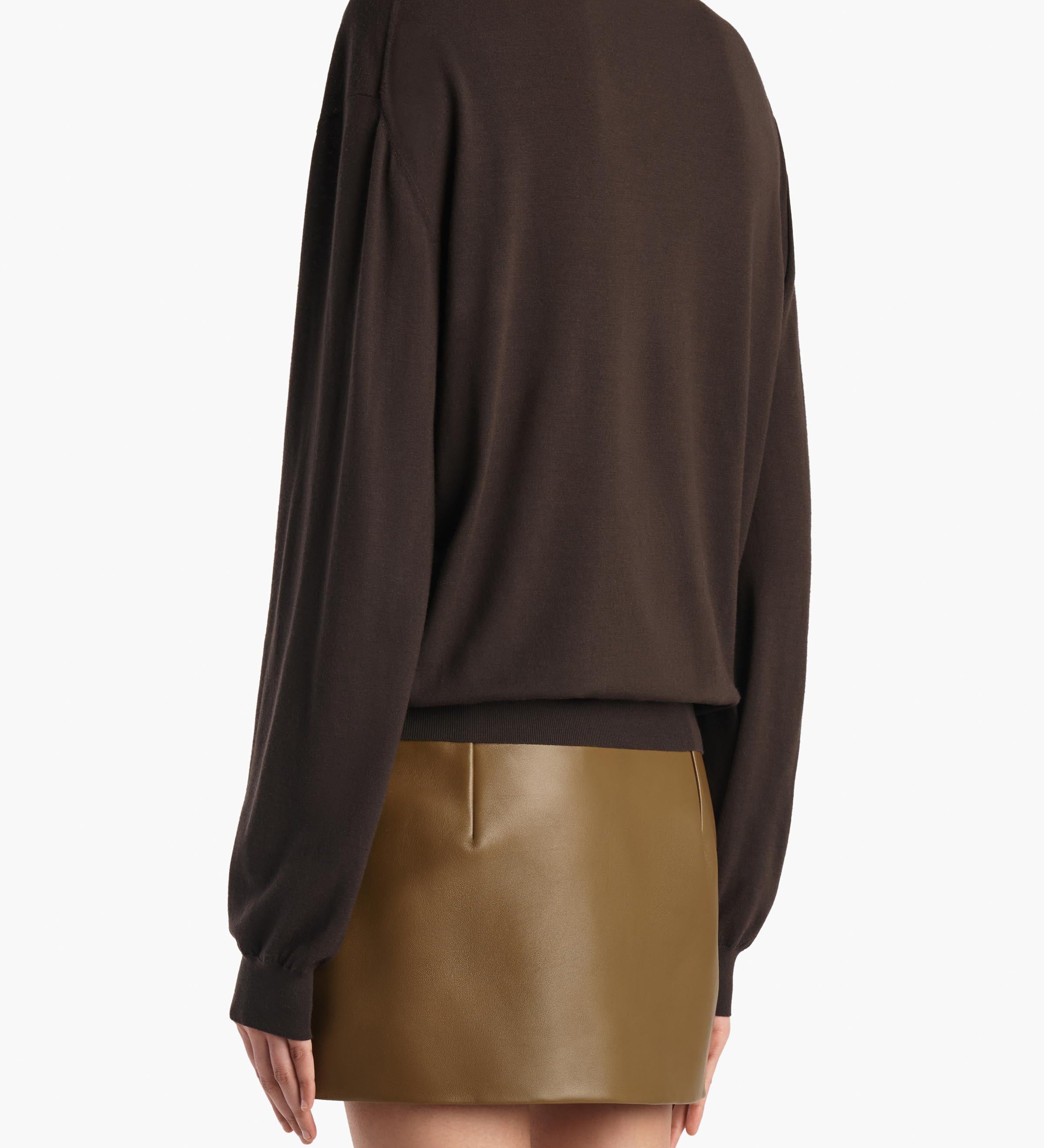 Khaite - Annette Sweater in Espresso