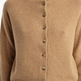 Khaite - Annora Cardigan in Camel