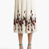 Khaite - Anya Skirt in Cream Multi