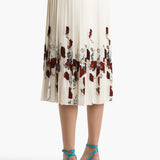 Khaite - Anya Skirt in Cream Multi
