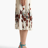 Khaite - Anya Skirt in Cream Multi