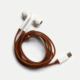 Veronica Beard - Brown Hand - Wrapped Earphones