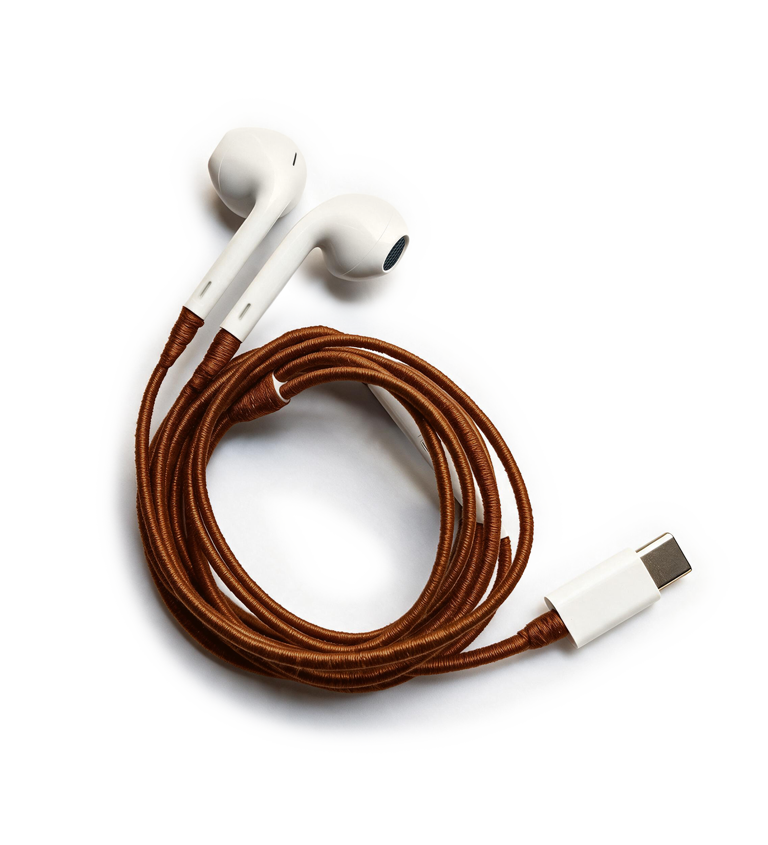 Veronica Beard - Brown Hand - Wrapped Earphones