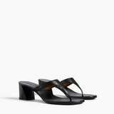 Khaite - Archer Sandal in Black Leather
