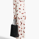 Khaite - Argo Top in Cream with Raspberry Print