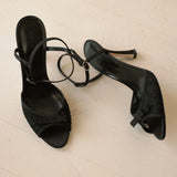 DÔEN - ARIANNA HIGH HEEL -- BLACK LACE