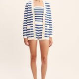 Posse - ARI CARDIGAN - BLUE STRIPE