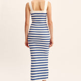 Posse - ARI DRESS - BLUE STRIPE