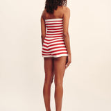 Posse - ARI SHORT - CORAL STRIPE